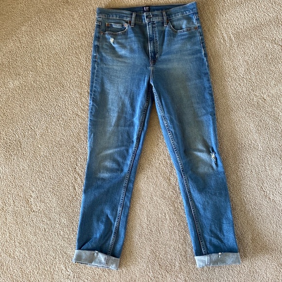 GAP Denim - Gap cigarette jeans. Size 10 Tall.